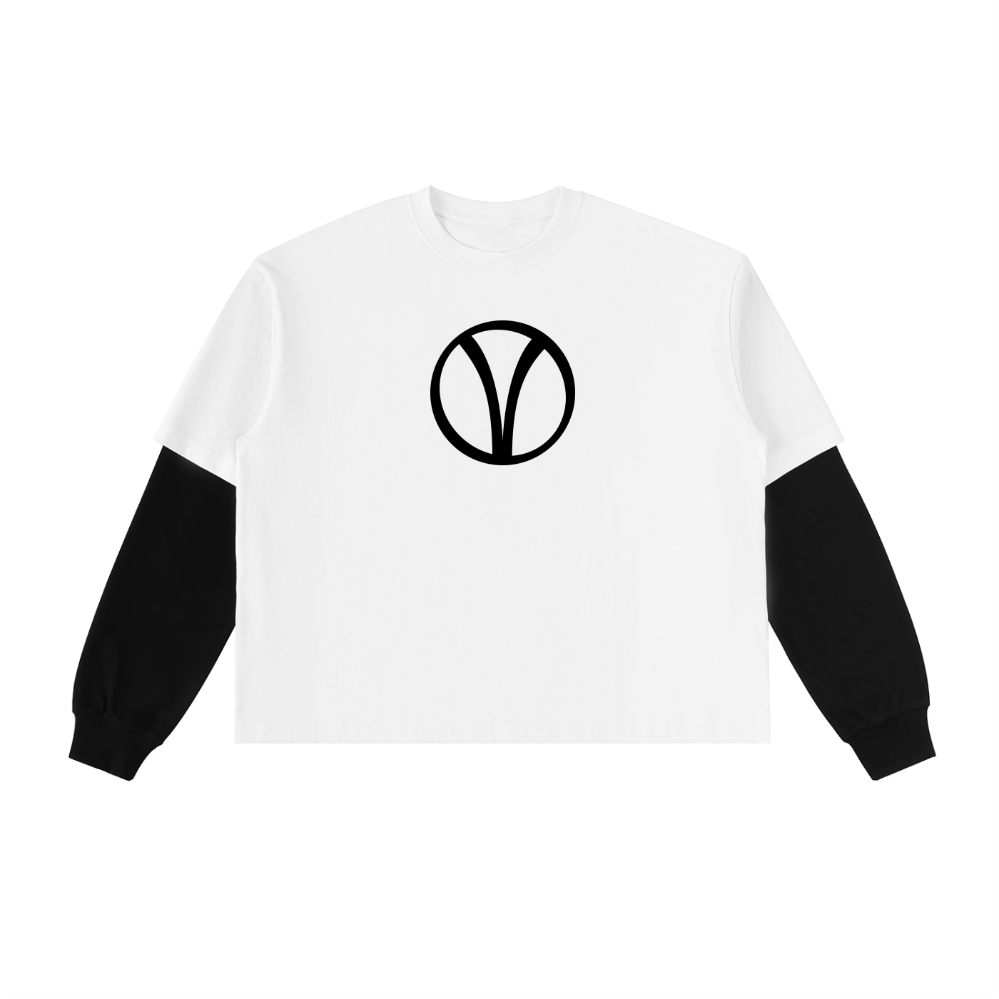 V Sign Layered Tee