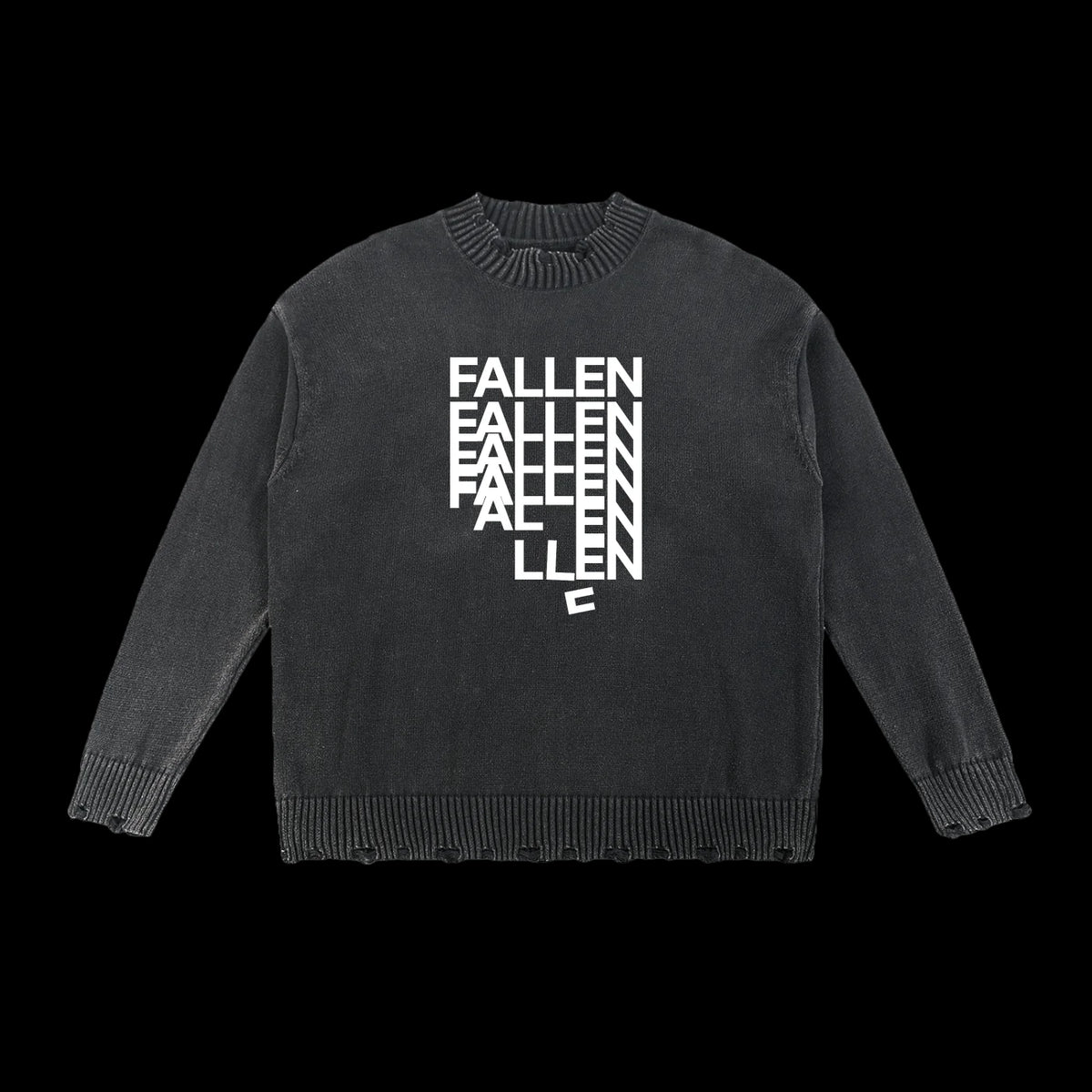 Fallen Frayed Sweater