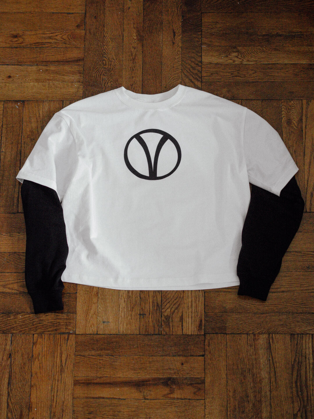 V Sign Layered Tee