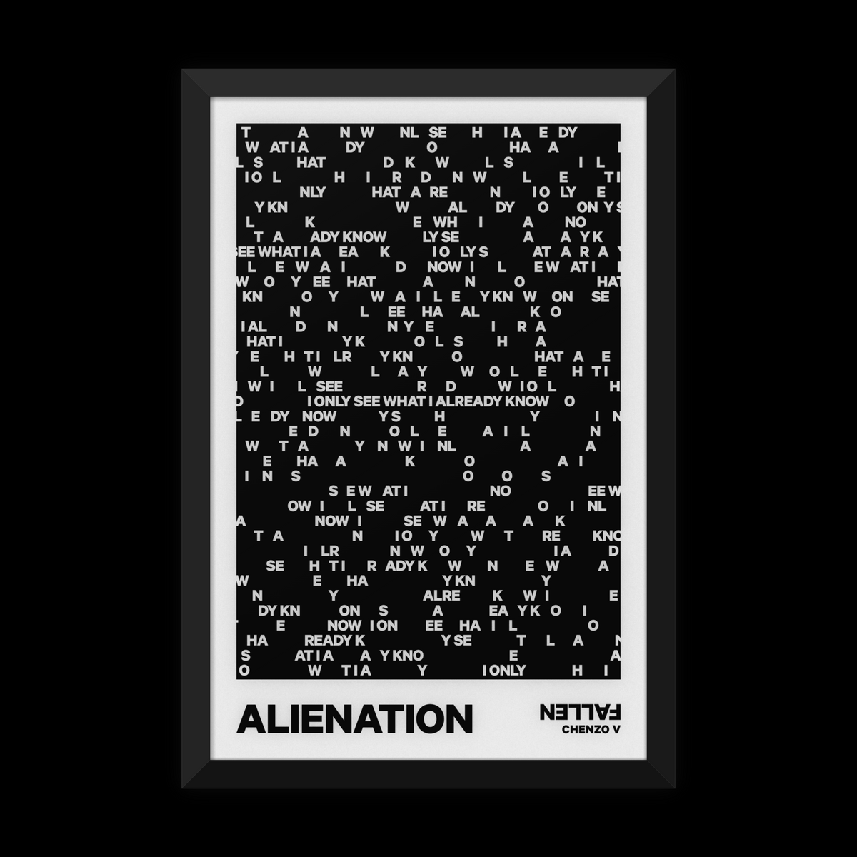 ALIENATION Framed Poster