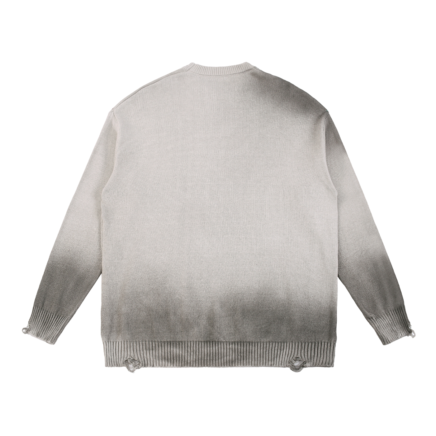 Crucifixed Distressed Sweater