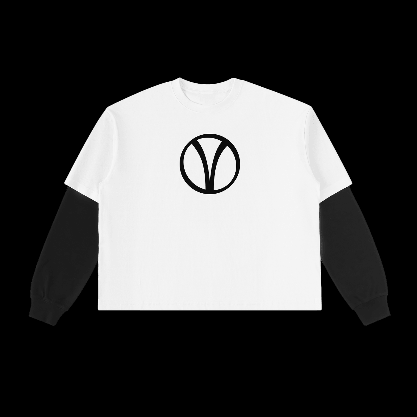 V Sign Layered Tee