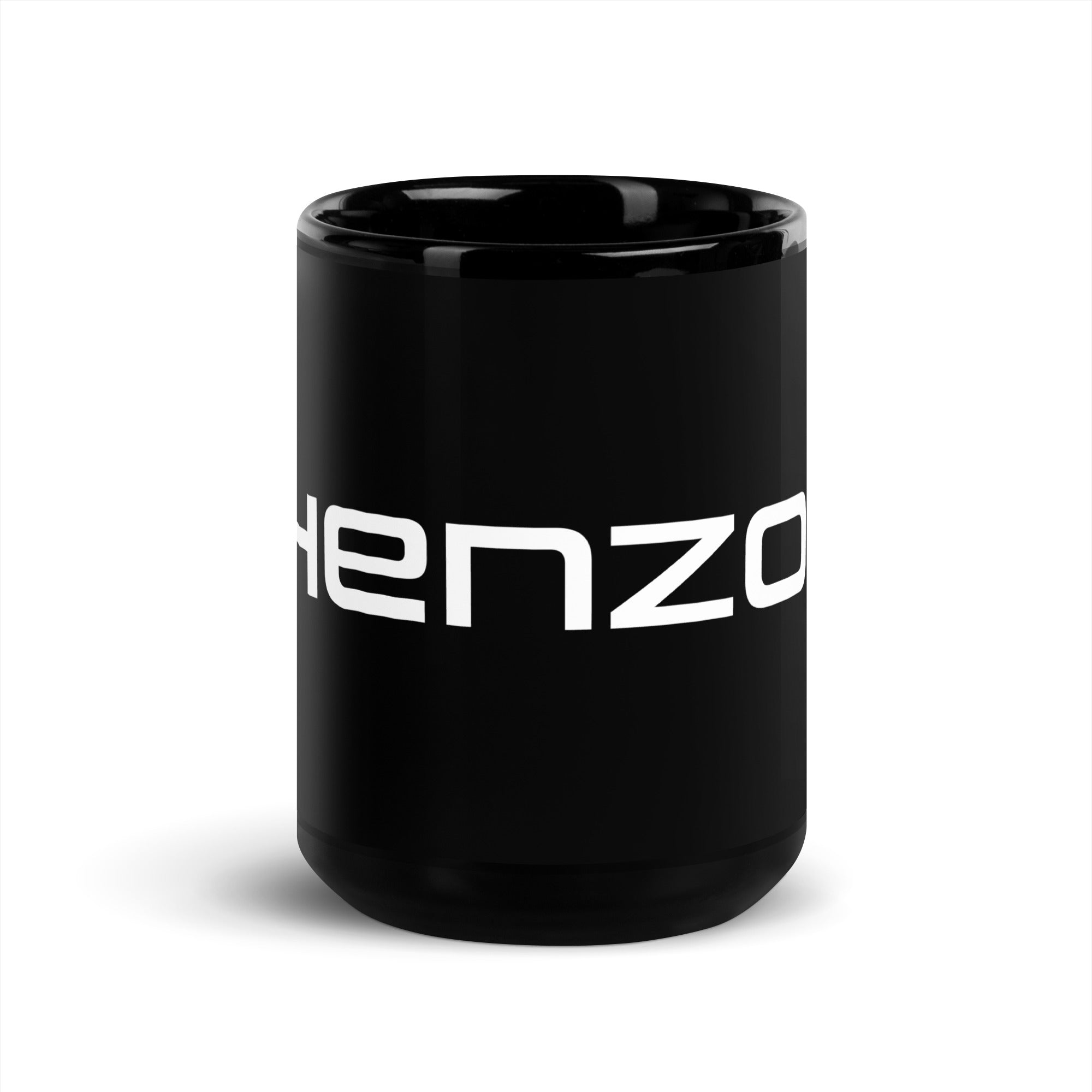 Chenzo V Logo Black Glossy Mug