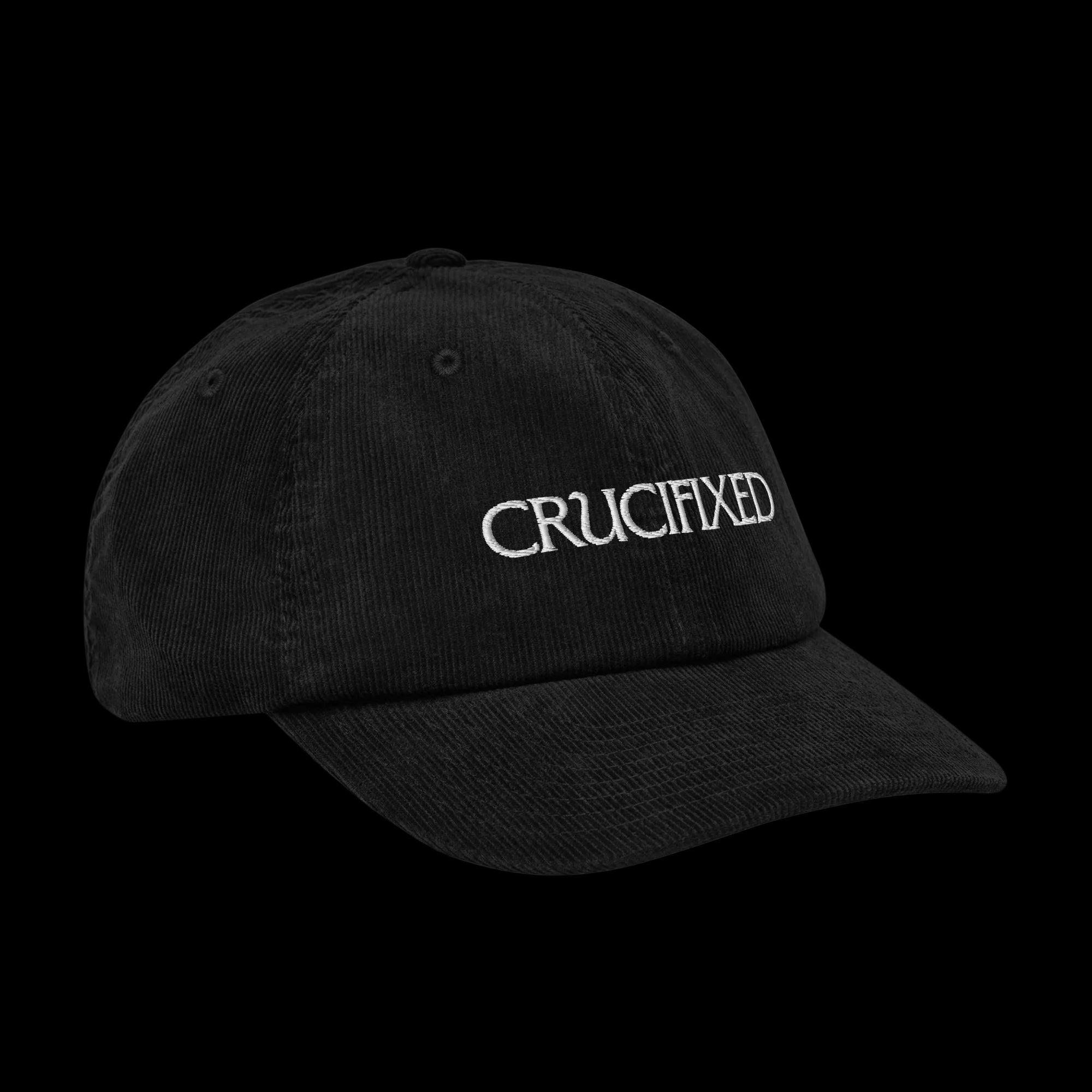 Crucifixed Corduroy Hat