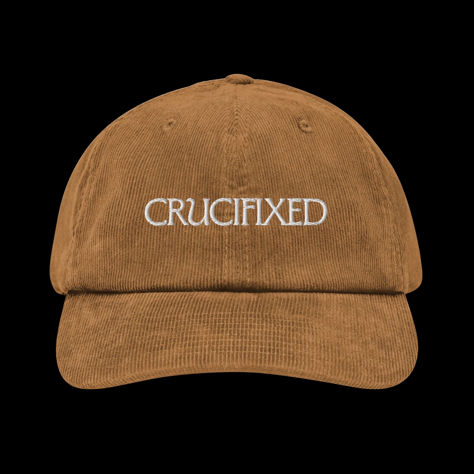 Crucifixed Corduroy Hat
