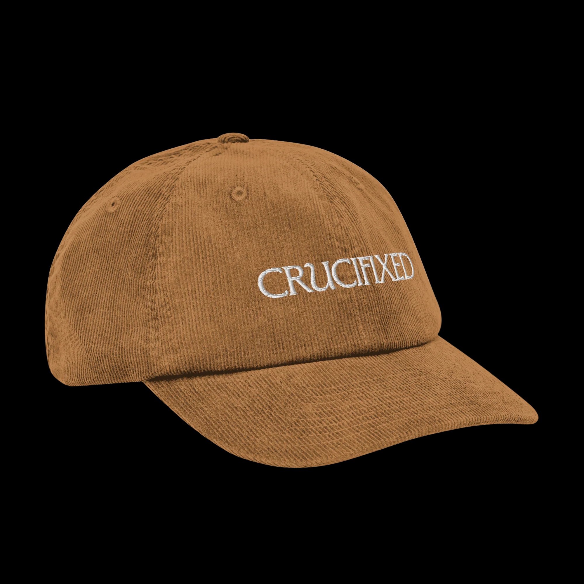 Crucifixed Corduroy Hat