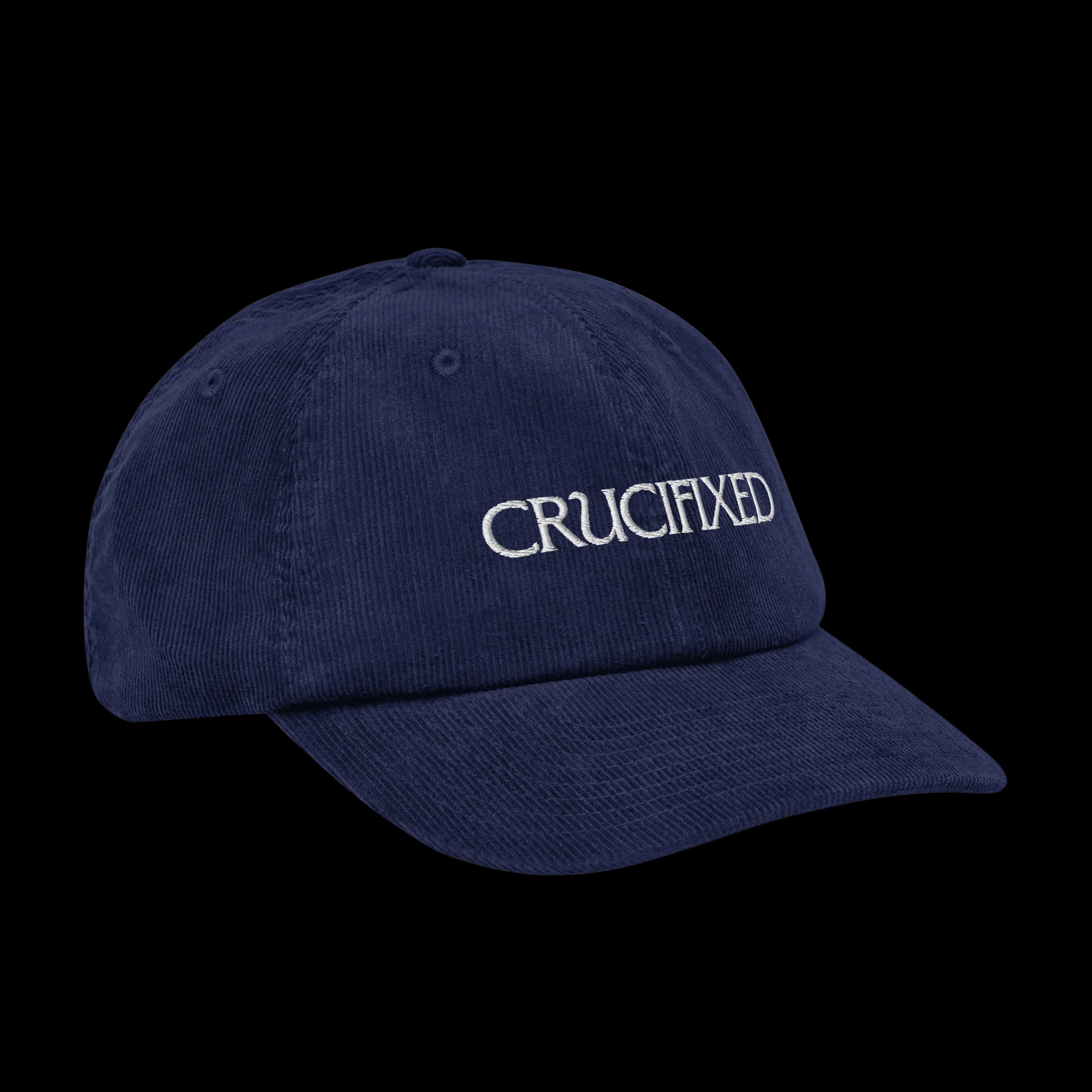 Crucifixed Corduroy Hat